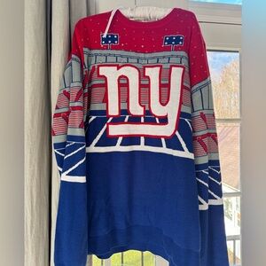 New York Giants Holiday Sweater Size XL New With Tags